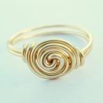 Gold Rosette Ring