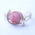 Silver Pink Matrix Jasper G..