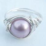 Swarovski Pearl Ring in Pow..