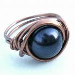 Swarovski Pearl Ring In Ni..