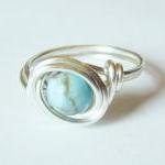 Turquoise and Silver Wire W..