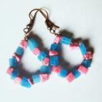 Funky Pink and Blue Gemston..