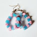 Funky Pink and Blue Gemston..