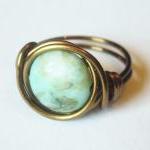 Green Matrix Jasper Disc, B..