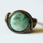 Green Matrix Jasper Disc, B..
