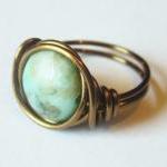 Green Matrix Jasper Disc, B..