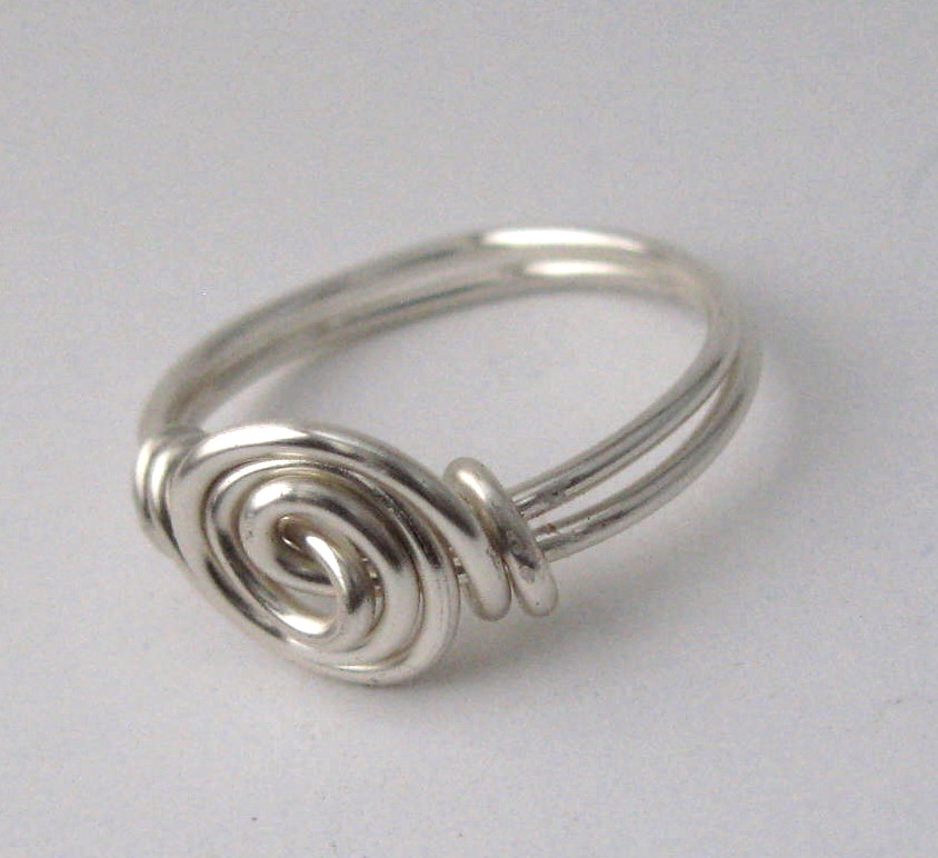 Silver Rosette Ring