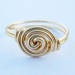 Gold Rosette Ring